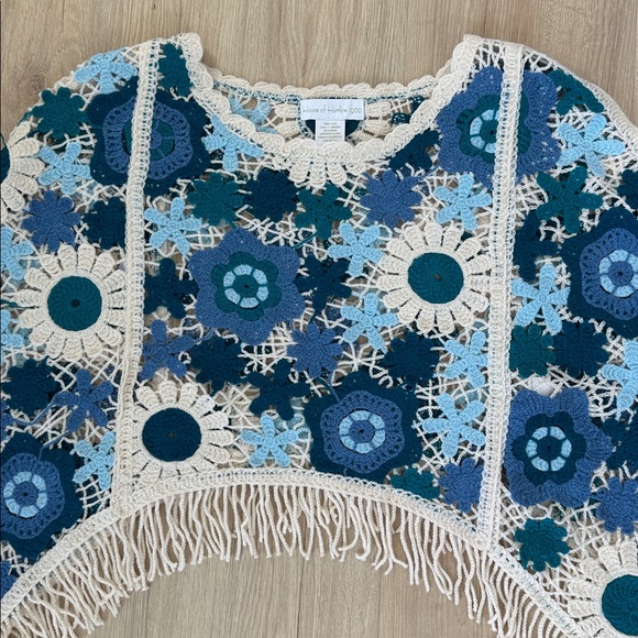 House of Harlow 1960 Floral Crochet Top - Picture 3 of 4